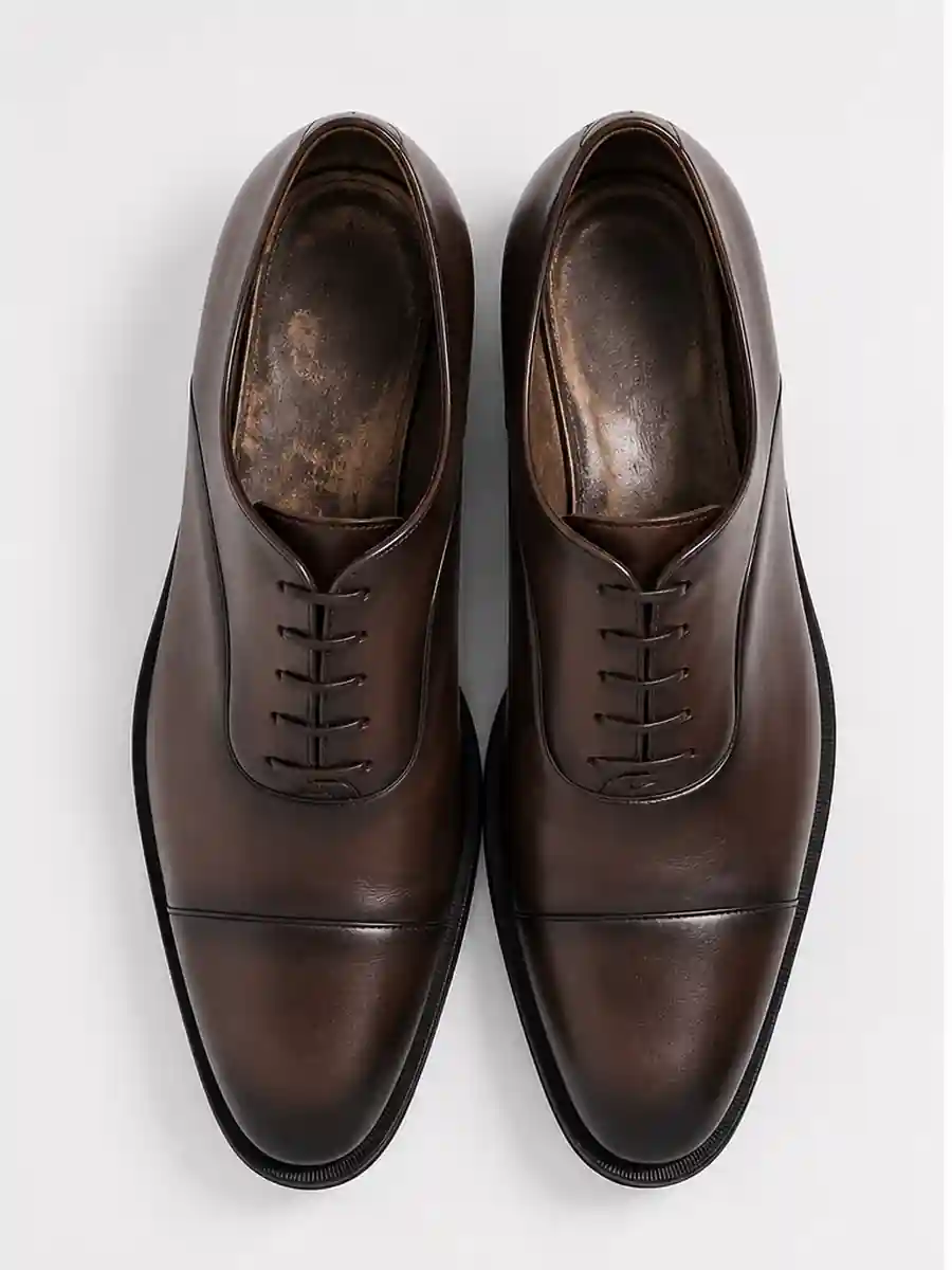 Formal shoe worn insole before replacement in Bangalore